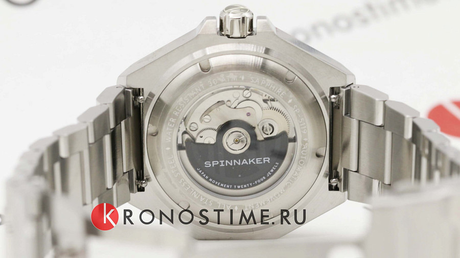 Часы Spinnaker Dumas GMT SP-5119-11 — мужские, серебристый
