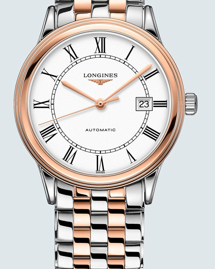 Часы Longines Flagship L4.984.3.91.7 — механические, металл сталь