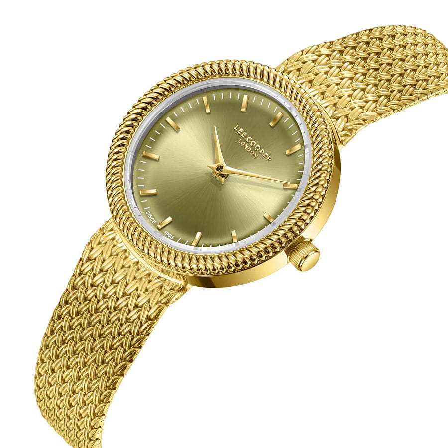 Часы Lee Cooper LC08136.170 — кварцевые, металл сталь