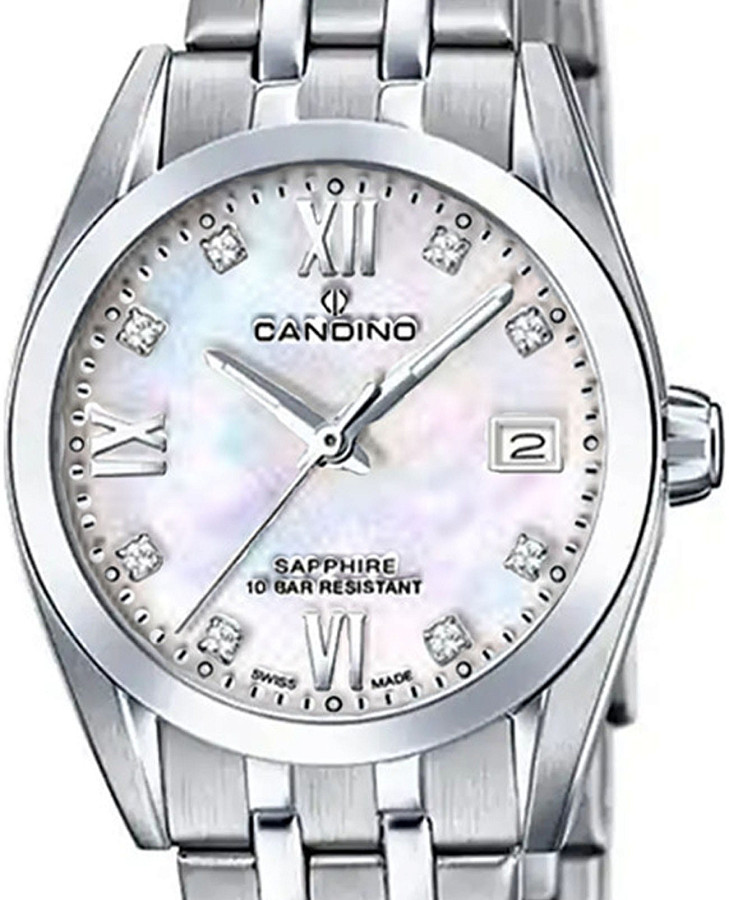 Часы Candino Couple Quartz C4703/D — кварцевые, металл сталь