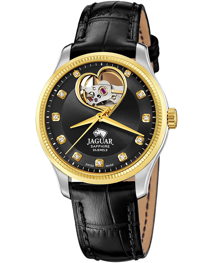 Часы Jaguar Automatic Open Heart J995/B — женские, черный