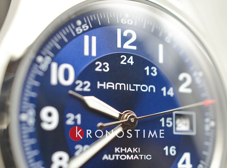 Часы Hamilton Khaki Field Auto H70605140 — нержавеющая сталь, мужские