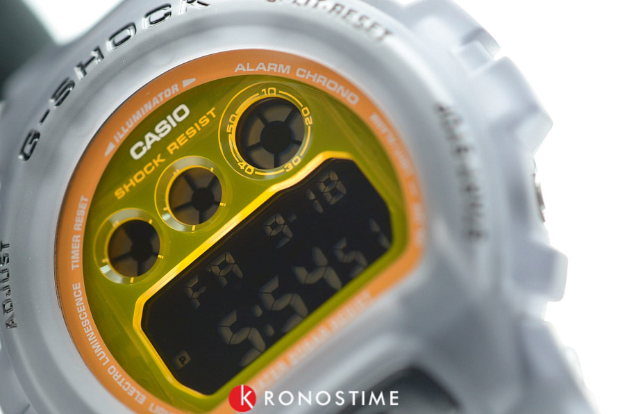 Часы Casio G-Shock DW-6900LS-1 — мужские, серый