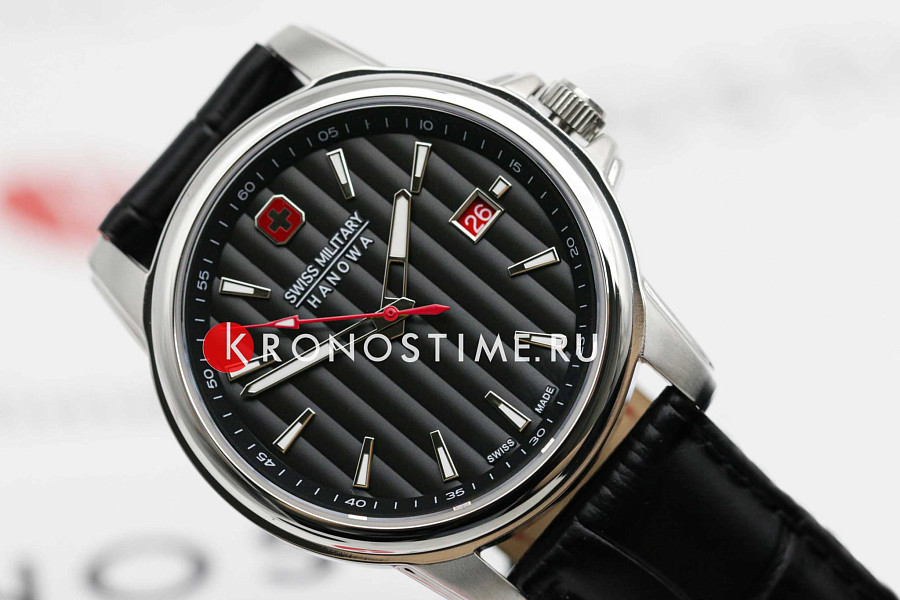 Часы Swiss Military Hanowa Circler SMWGB7001002 — кожаный, мужские