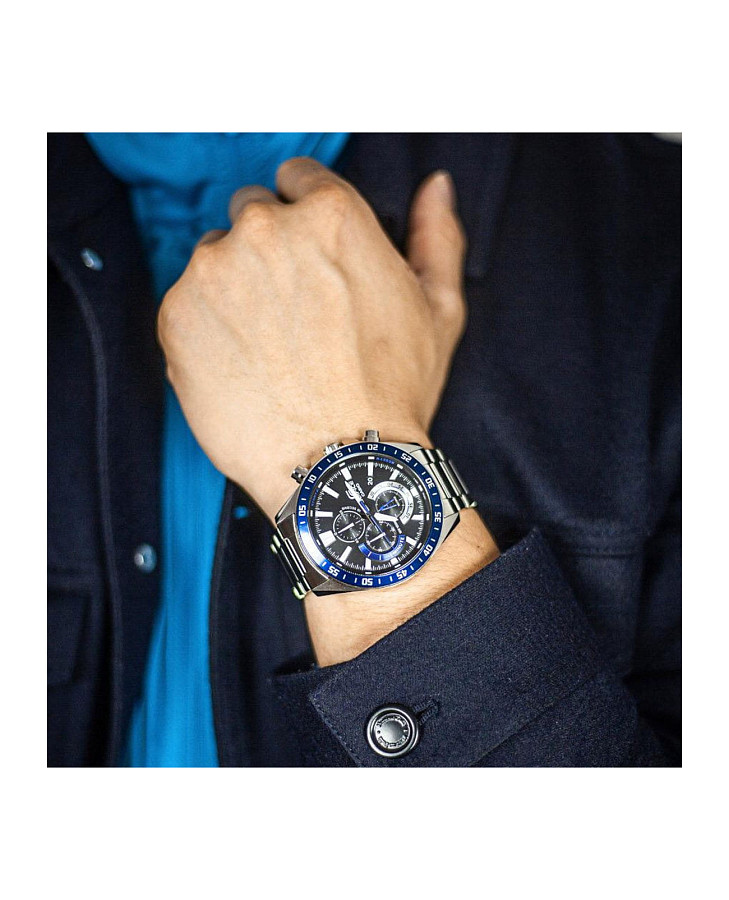 Часы Casio Edifice EFV-620D-1A2VUDF (EFV-620D-1A2) — кварцевые, металл сталь