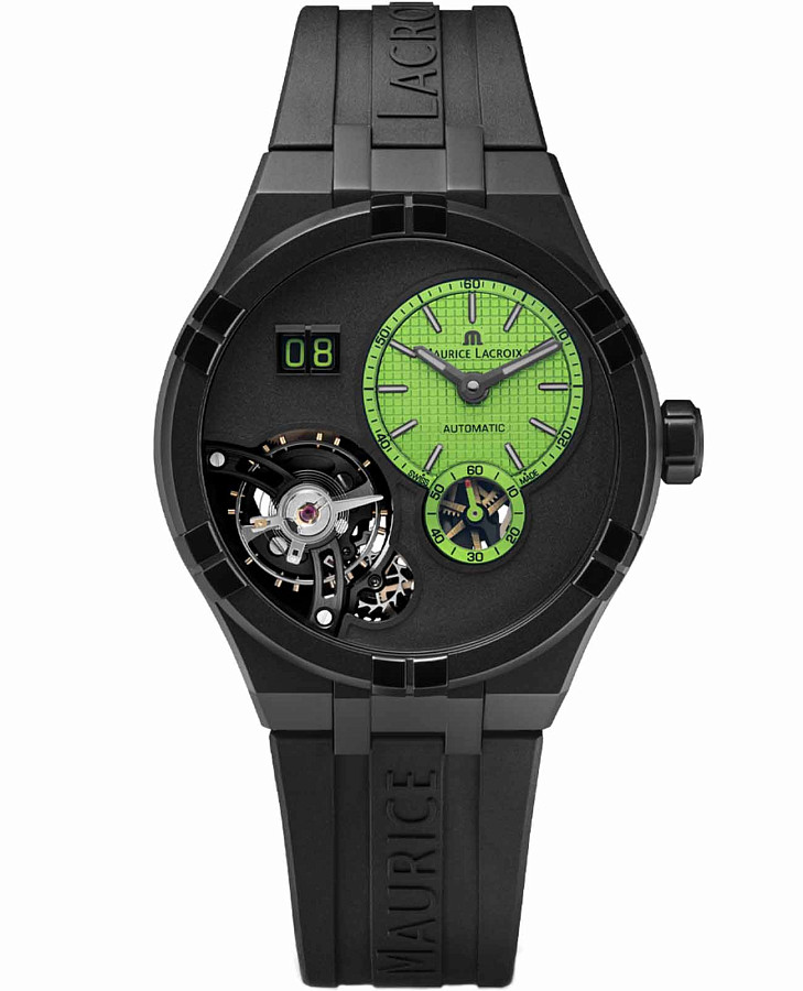 Часы Maurice Lacroix Aikon Master Grand Date AI6118-DLB0J-630-I — механические, сталь металл