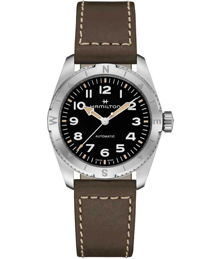 Часы Hamilton Khaki Field Expedition Auto H70225830 — мужские, черный