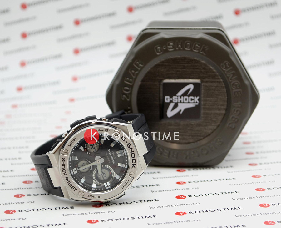 Часы Casio G-Shock GST-S110-1ADR (GST-S110-1A) — мужские, синий