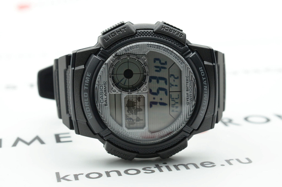Часы Casio Collection AE-1000W-7A — кварцевые, пластик