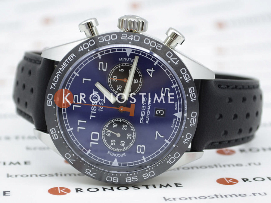 Часы Tissot PRS 516 Automatic Chronograph T131.627.16.042.00 — механические, Швейцария, мужские