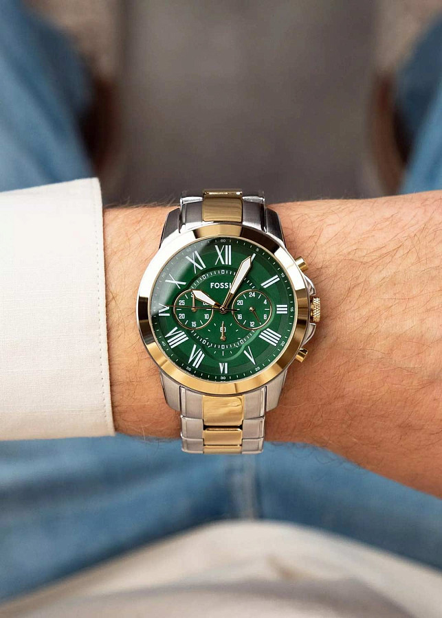 Часы Fossil Grant FS6131 — металл сталь, США