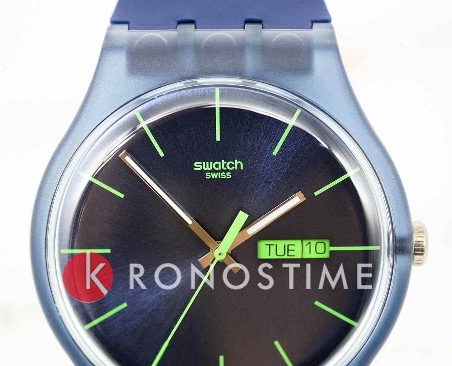 Часы Swatch New Gent Biosourced SO29N704 — пластик, Швейцария