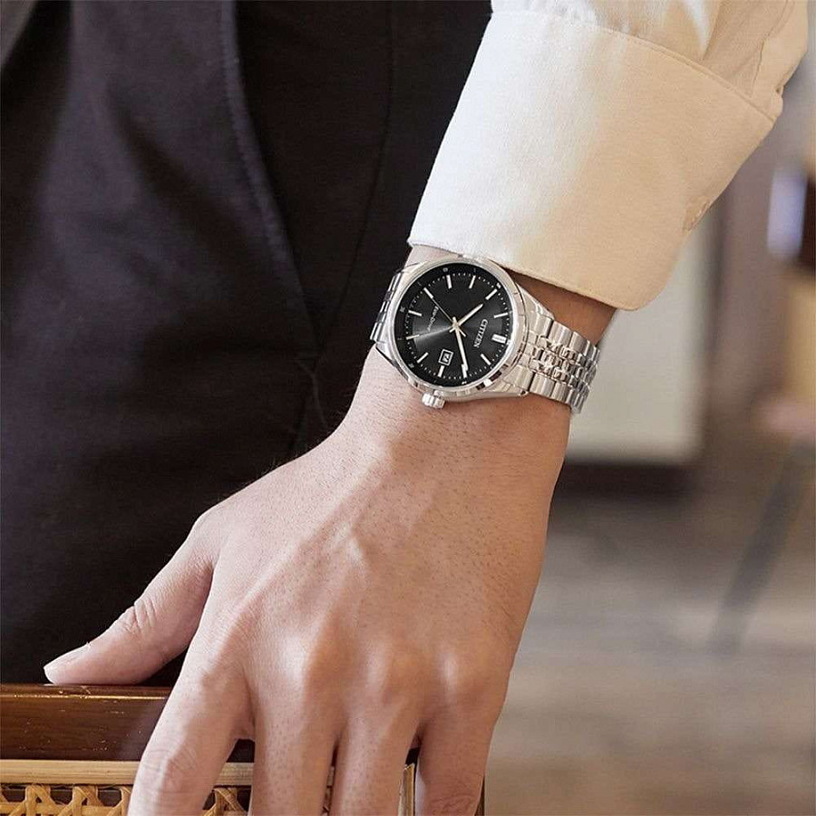 Часы Citizen Eco-Drive BM7560-59E — нержавеющая сталь, мужские