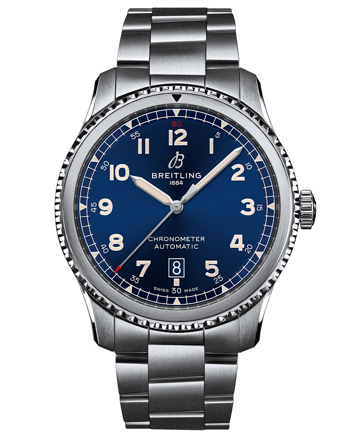 Часы Breitling Aviator 8 Automatic 41 A17315101C1A1 — мужские, синий