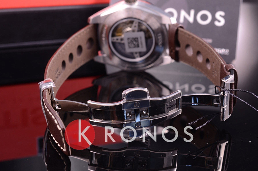 Часы Tissot PRS 516 Powermatic 80 T100.430.16.041.00 — мужские, кожаный
