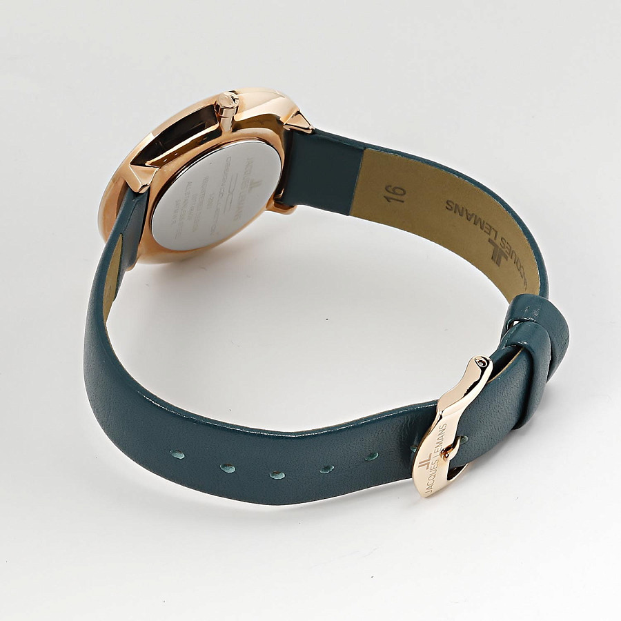 Часы Jacques Lemans Design Collection 1-2093K — кожаный, женские