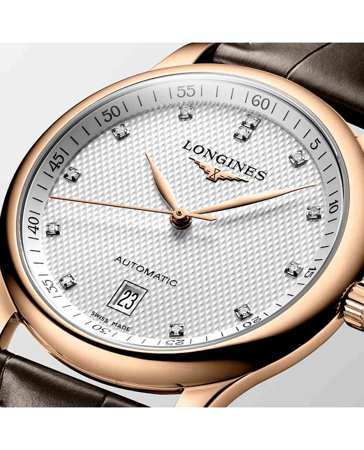 Часы Longines Master Collection L2.628.8.77.3 — механические, золото металл