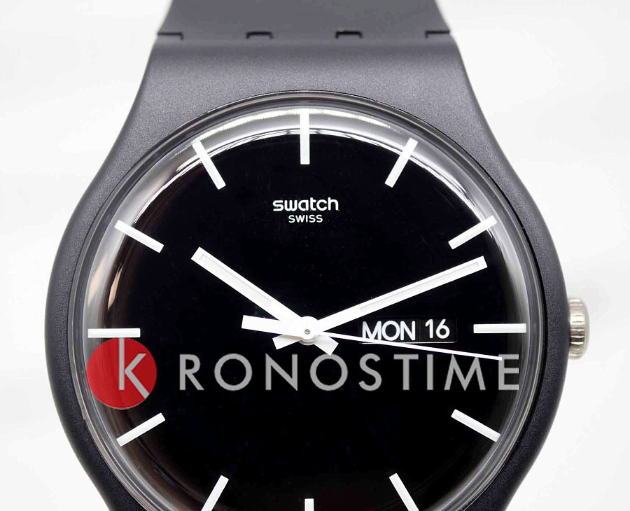 Часы Swatch New Gent Biosourced SO29B704 — пластик, Швейцария