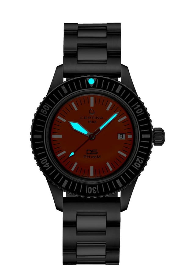 Часы Certina DS PH200M Powermatic 80 C036.407.11.280.00 — нержавеющая сталь, мужские