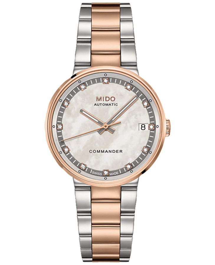 Часы Mido Commander M014.207.22.116.00 — женские, перламутровый