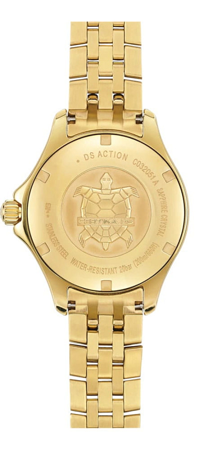 Часы Certina DS Action Lady Diamonds C032.051.33.046.00 — синий, металл сталь