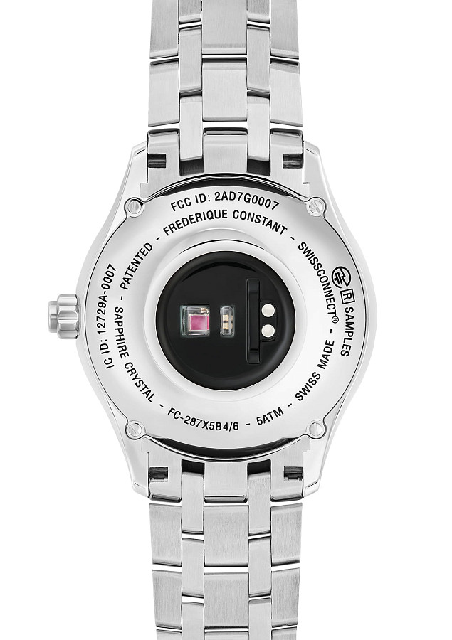 Часы Frederique Constant Smartwatch Gents Vitality FC-287N5B6B — кварцевые, сталь металл
