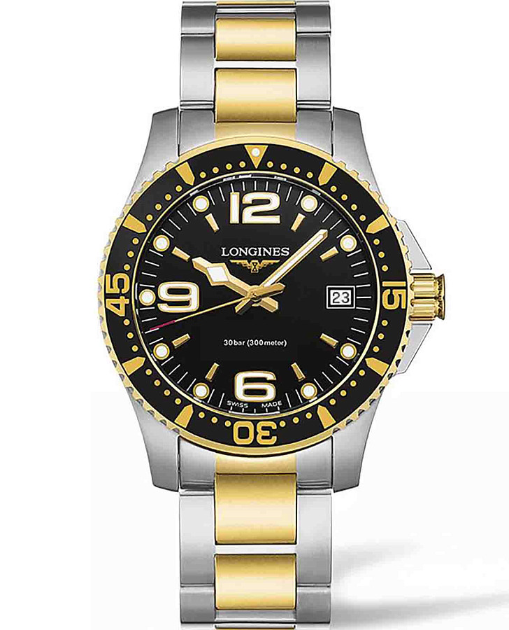 Часы Longines Hydroconquest L3.340.3.56.7 — женские, черный