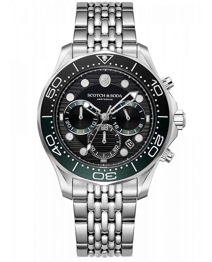 Часы Scotch&Soda SSM.114B — мужские, черный