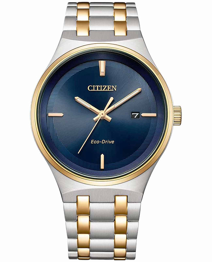 Часы Citizen Eco-Drive Axiom BM7656-51L — мужские, синий