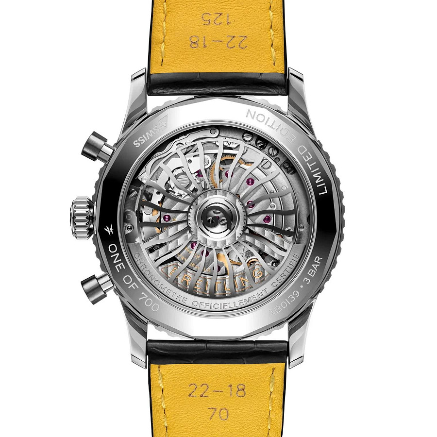 Часы Breitling Navitimer B01 Chronograph 41 AB01395A1B1P1 — механические, металл сталь