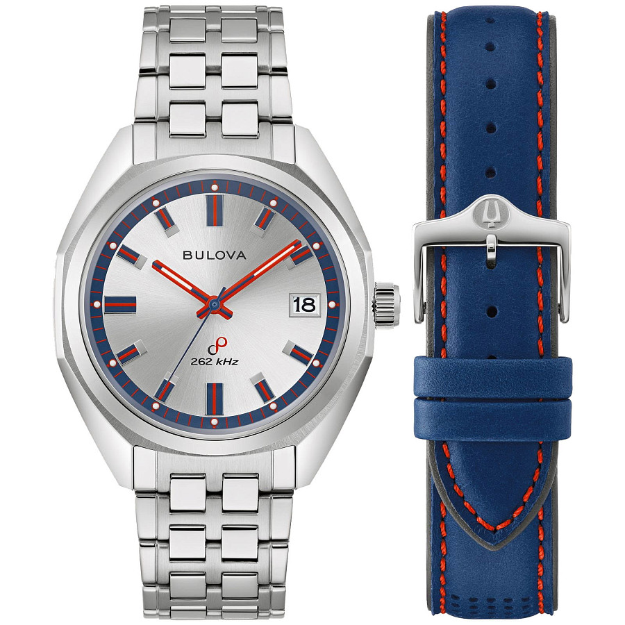Часы Bulova Jet Star 96K112 — нержавеющая сталь, мужские