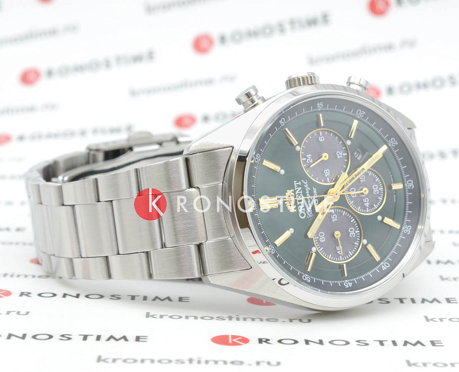 Часы Orient Chronograph WV0031TX — нержавеющая сталь, мужские