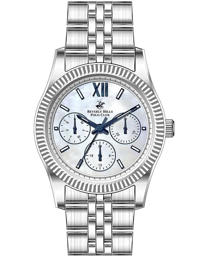 Часы Beverly Hills Polo Club BP3169C.301 — женские, серебристый