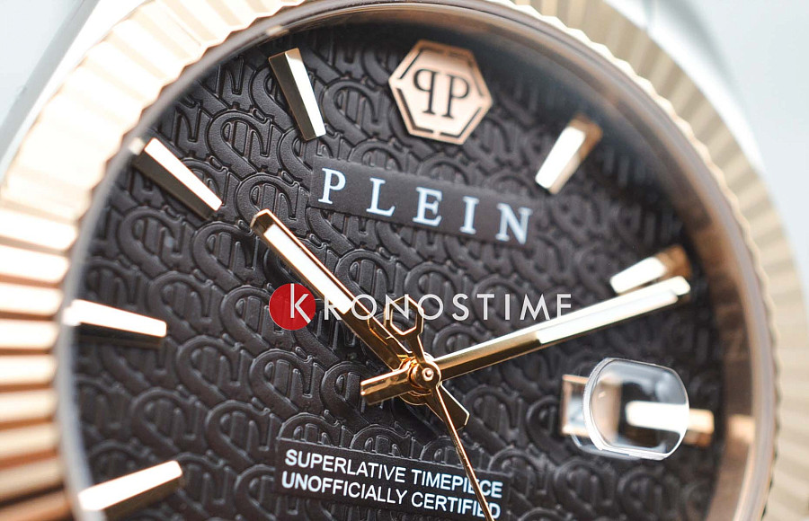 Часы Philipp Plein Date Superlative PWMFA0925 — нержавеющая сталь с pvd-покрытием, мужские