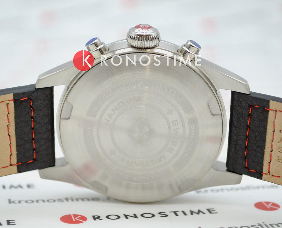 Часы Swiss Military Hanowa Thunderbolt Chrono SMWGC0000401 — кварцевые, Швейцария, мужские