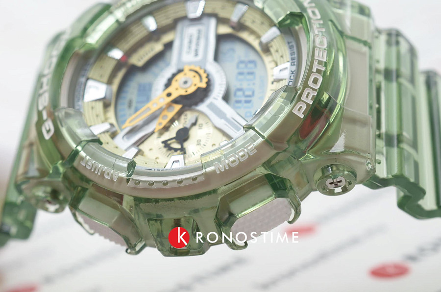 Часы Casio G-Shock GMA-S110GS-3A — женские, артикул GMA-S110GS-3A