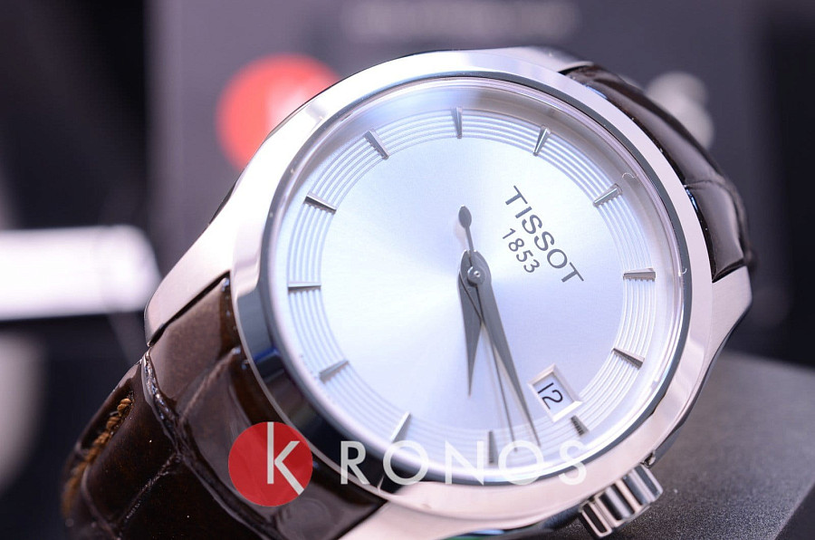 Часы Tissot Couturier Lady T035.210.16.031.03 — кожаный, женские