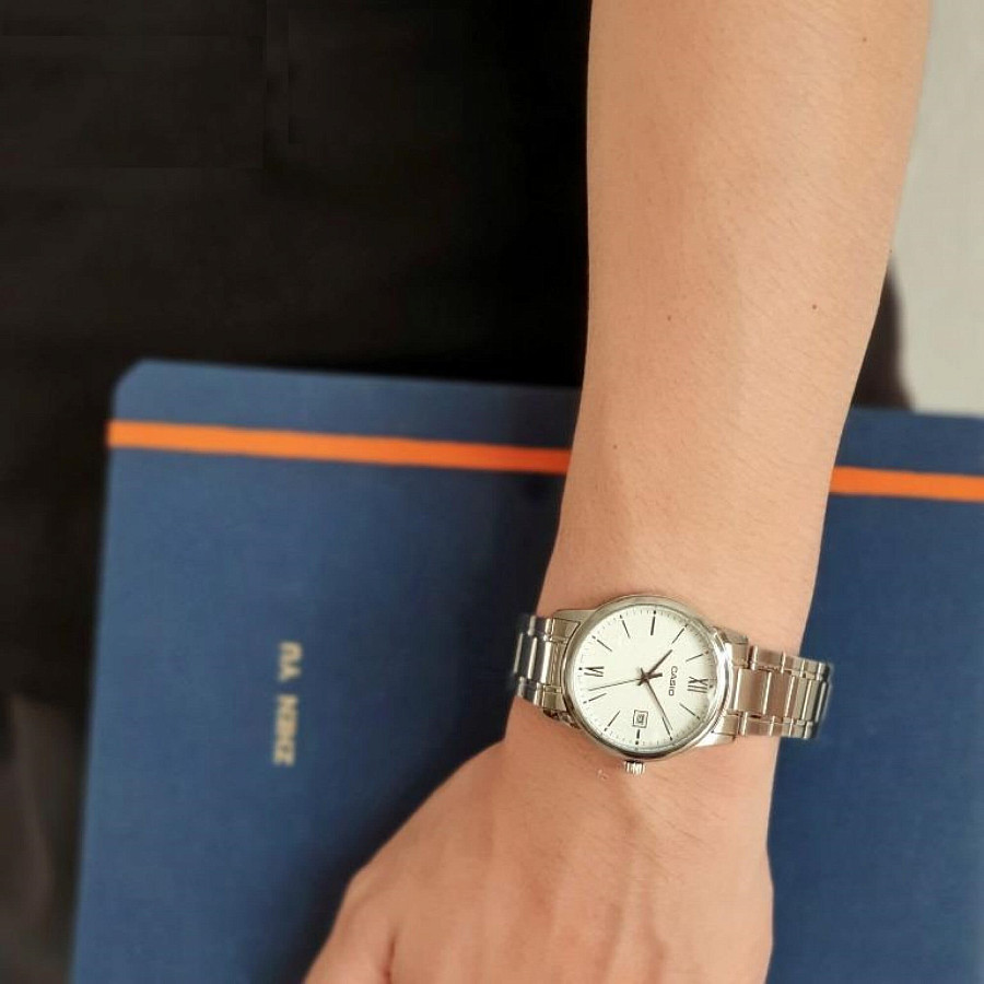 Часы Casio Collection MTP-V002D-7B3UDF (MTP-V002D-7B3) — металл сталь, Япония