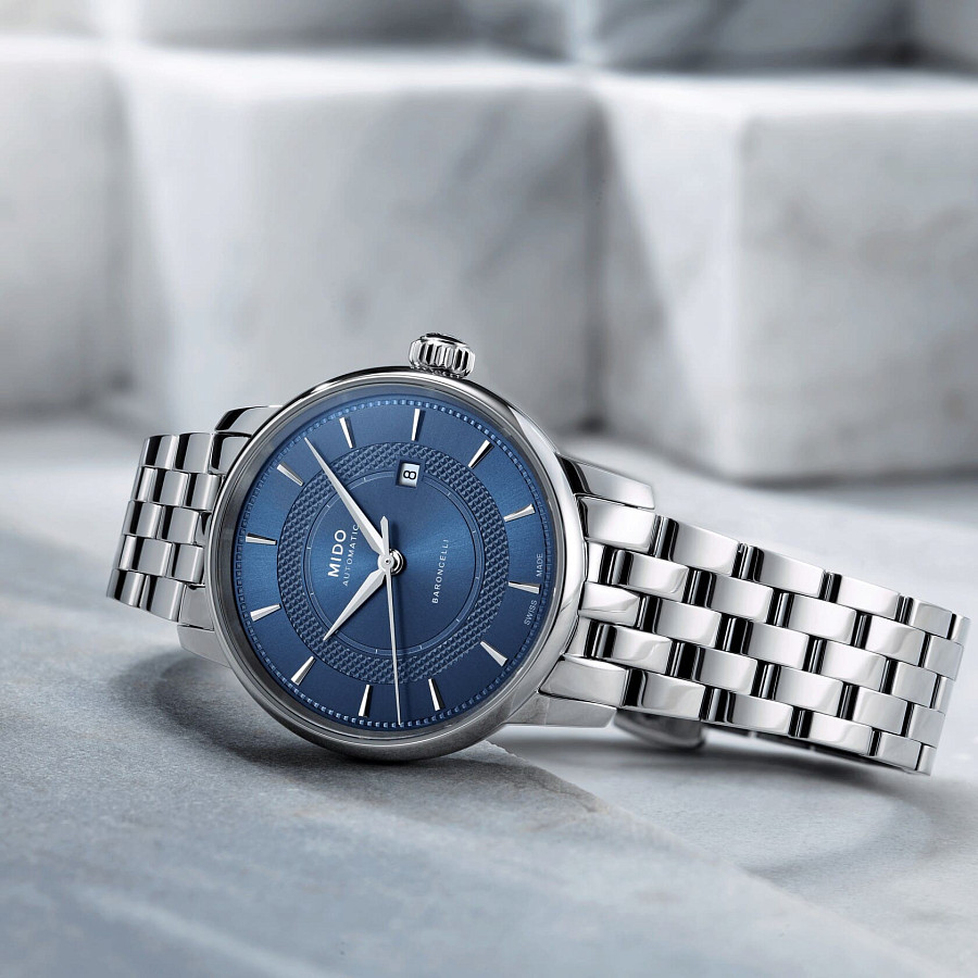 Часы Mido Baroncelli Signature M037.407.11.041.01 — Швейцария, мужские
