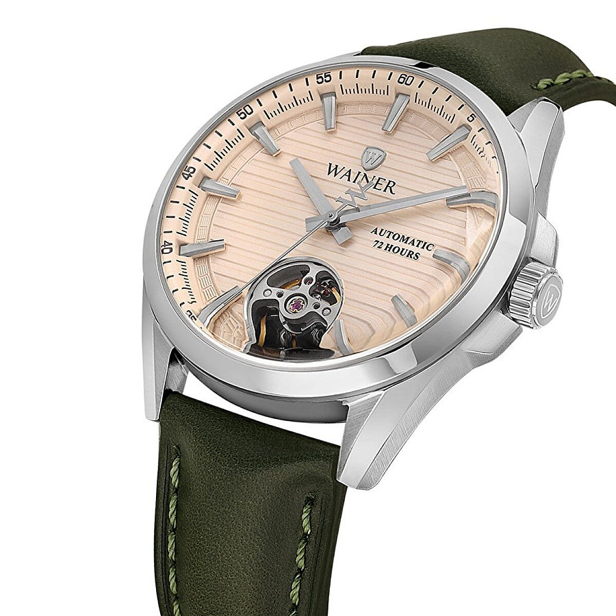 Часы Wainer Automatic WA.25400-E — кожаный, мужские