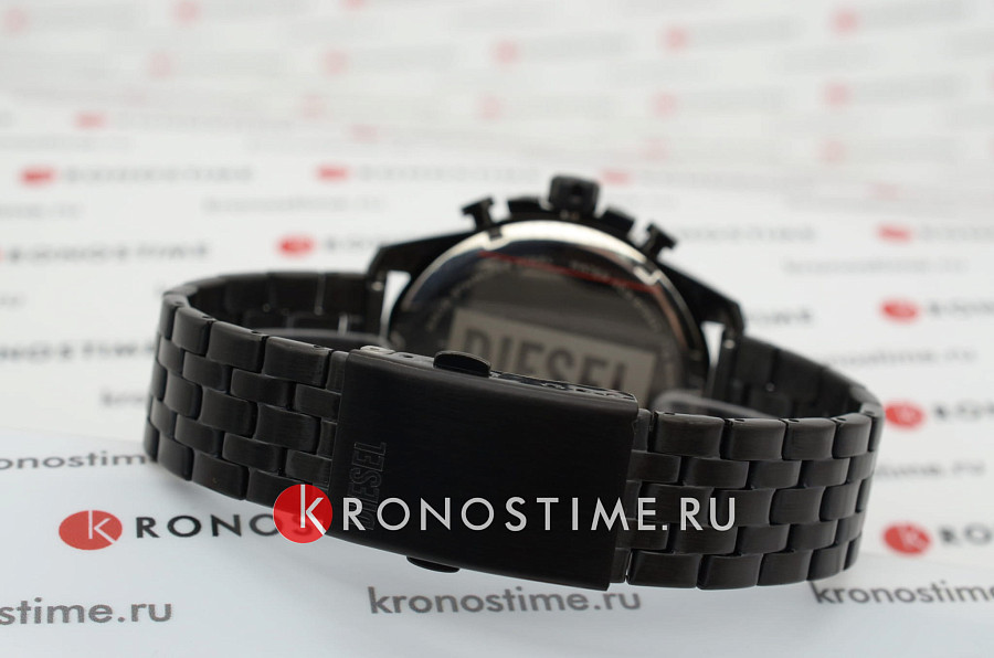 Часы Diesel Mega Chief DZ4617 — черный, сталь металл