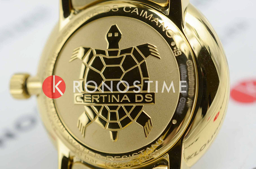 Часы Certina DS Caimano Lady C035.210.33.367.00 — женские, нержавеющая сталь с pvd-покрытием