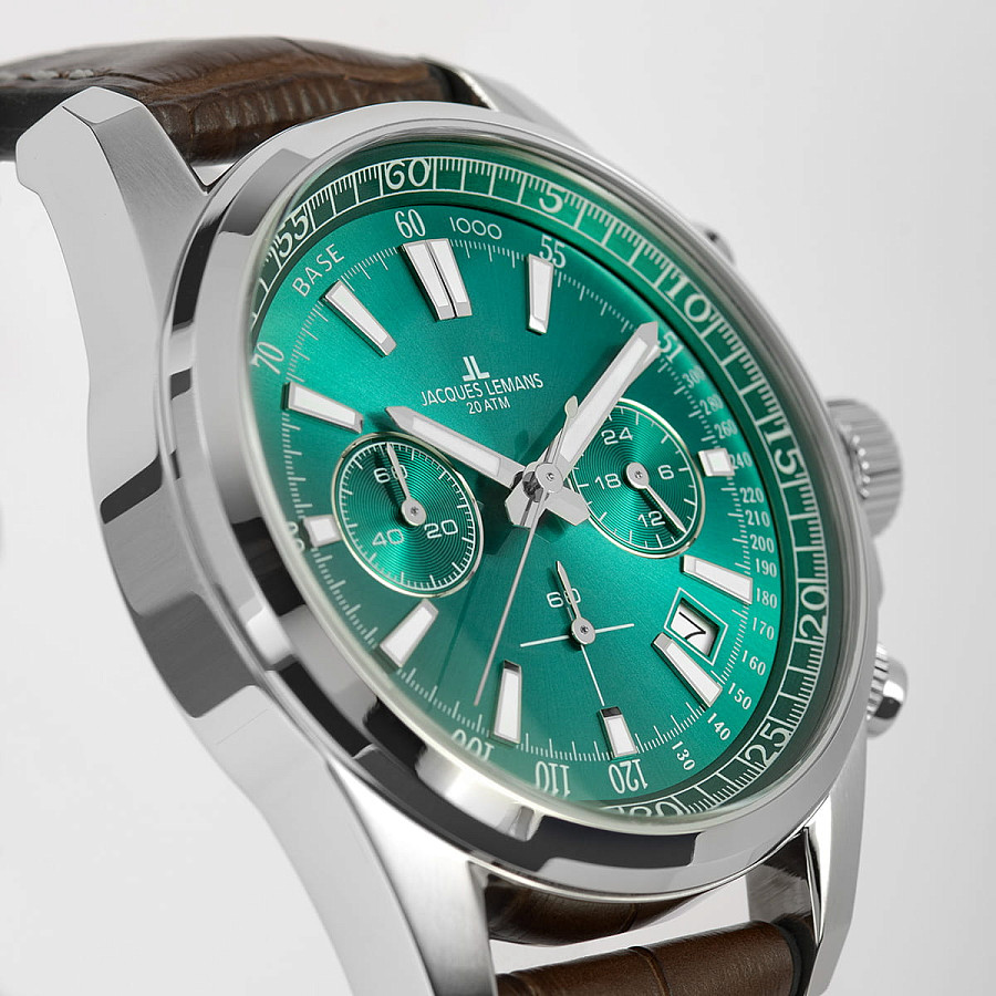 Часы Jacques Lemans Sport 1-2117D — кварцевые, металл сталь