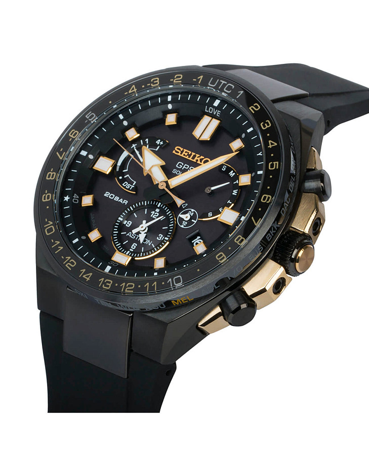 Часы Seiko Astron GPS Solar SSE174J1 — кварцевые, сталь металл керамика