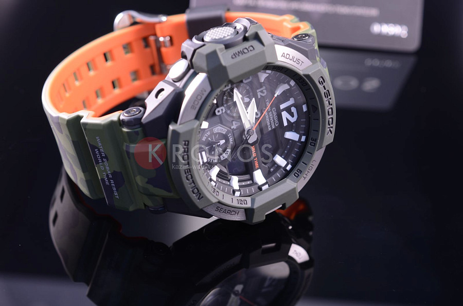 Часы Casio G-Shock GA-1100SC-3A — электронные, пластик
