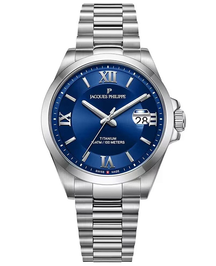 Часы Jacques Philippe Infinitum JPQGS33T33TV2 — мужские, синий