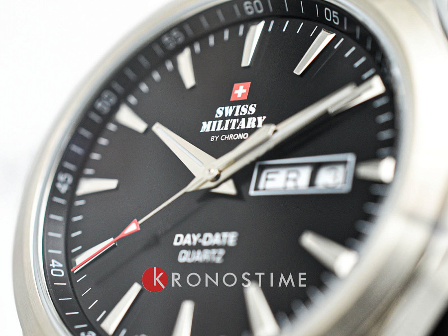 Часы Swiss Military by Chrono Day Date SMP36040.01 — Швейцария, кварцевые