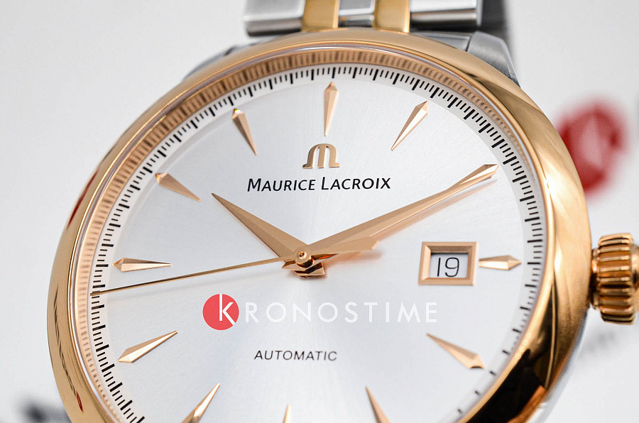 Часы Maurice Lacroix 1975 Automatic Duotone 40mm 756008-PVP12-130-1 — мужские, нержавеющая сталь с pvd-покрытием