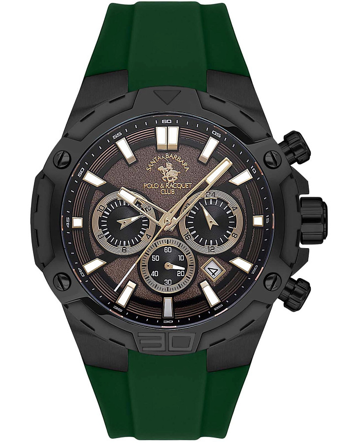 Часы Santa Barbara Polo & Racquet Club Prive SB.5.10002-4 — мужские, коричневый