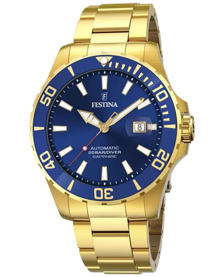 Часы Festina Automatic F20533/1 — мужские, синий